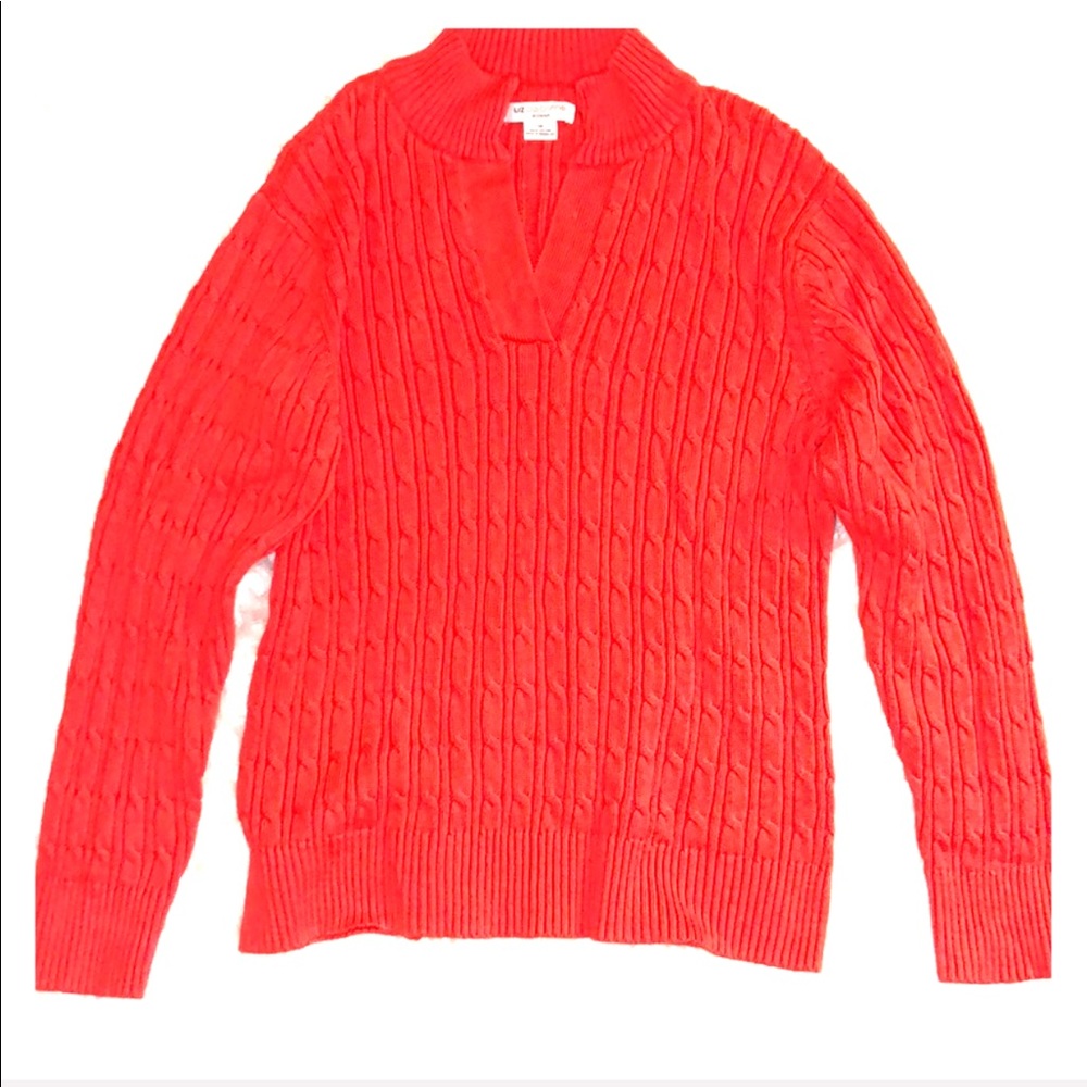 Liz Claiborne Woman 1X Sweater 100% Cotton Womens